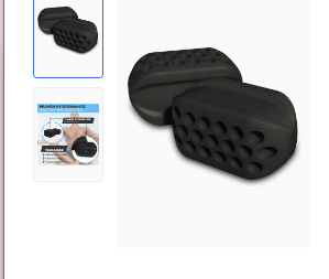 2-Piece Chisel Jawline Exercise Ball For Facial Toner 4cm